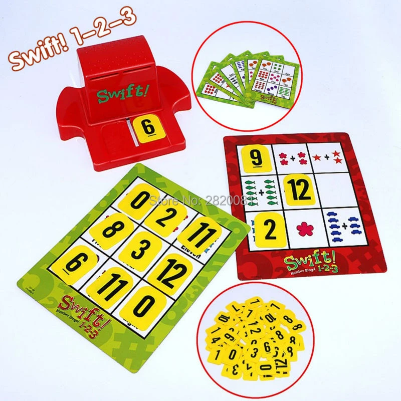 gemeenschap Snoep Ingrijpen Classic toys puzzle game Swift!1 2 3 number bingo math figure card,kid  parent's family funny game puzzle&educational match toy|toy puzzle|game  puzzletoys puzzle game - AliExpress