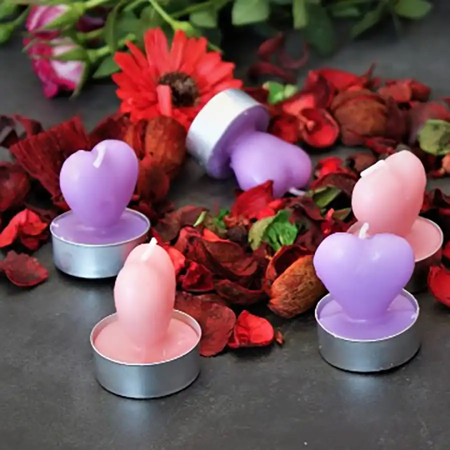 Cera De Vela Em Forma De Coracao Velas Engracadas Divertidas Rosa Decoracao De Aniversario De Casamento Vela Velas Perfumadas Tealight Cera Decoratif 50ko324 Aliexpress
