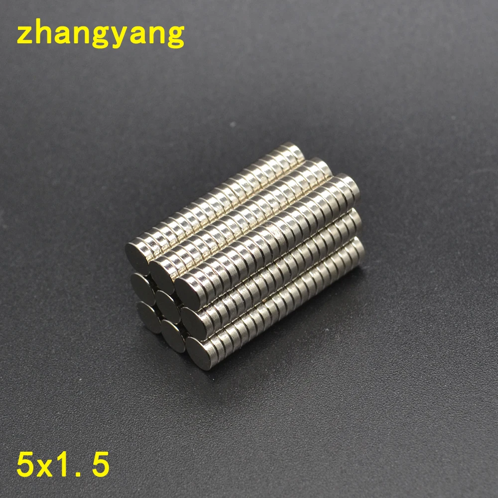 50PC 5x1.5 mm neodymium 5mm*1.5mm strong rare earth neodymium