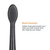 Mornwell 4pcs Black Rubberied Replacement Toothbrush Heads with Caps for Mornwell D01B Electric Toothbrush ► Photo 3/6
