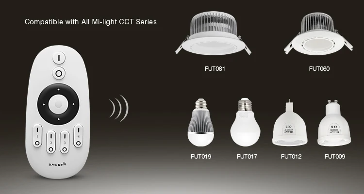 Miboxer 2,4G RGB CCT RGBWW Беспроводной RF пульт дистанционного управления FUT091/FUT092/FUT095/FUT096/FUT098/FUT005/FUT006/FUT007/FUT089