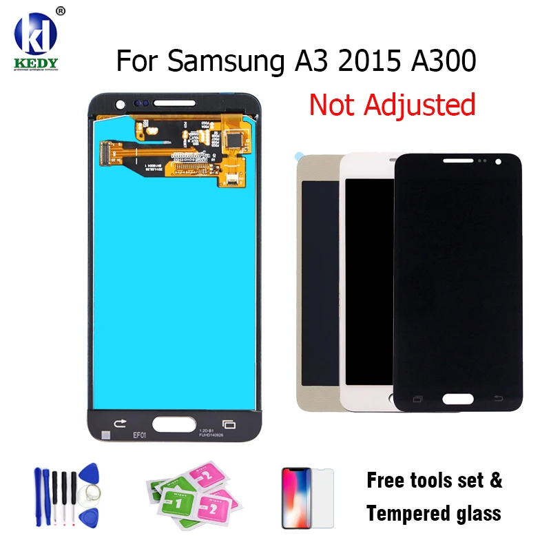 Для Samsung Galaxy A3 ЖК-дисплей 2015 A300F A300M A3000 Дисплей + Сенсорный экран сборки не