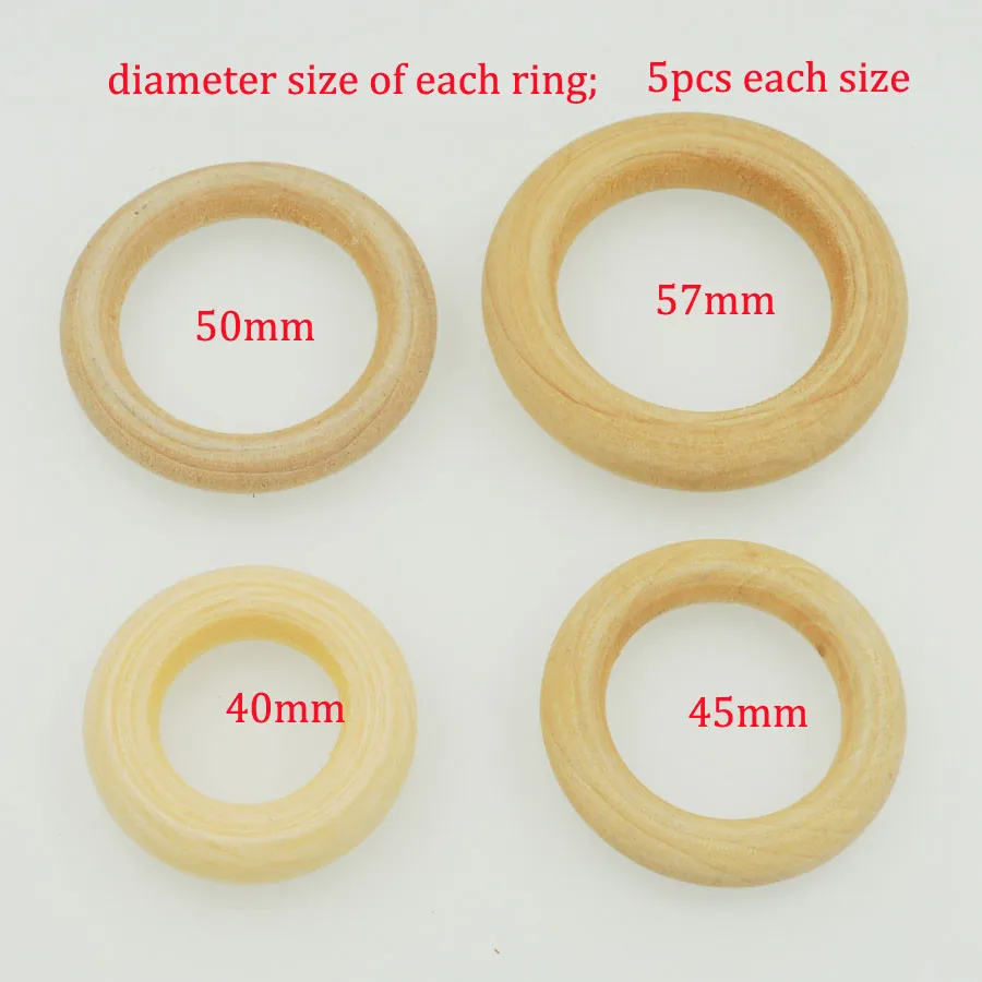 DIY набор коробка для кормящих аксессуар деревянные кольца Вязаные бусы для кормящих ожерелье, прорезывания зубов ювелирных изделий