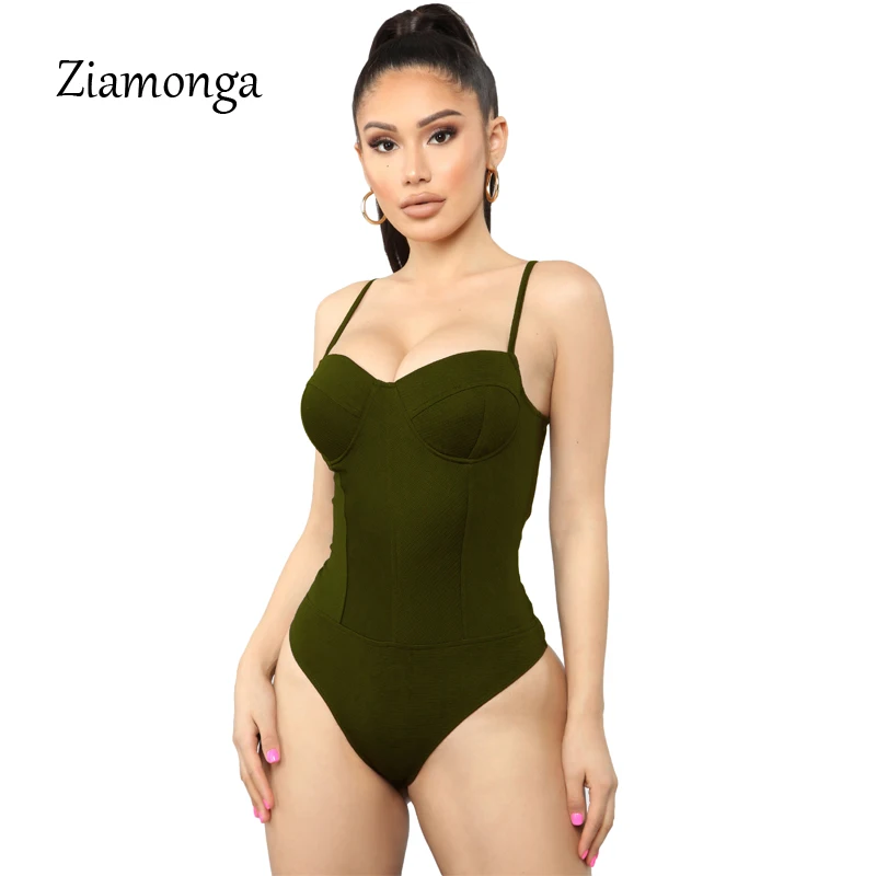 

Ziamonga Strap Sleeveless Summer Women Rompers Strapless Skinny Sexy Bodysuit Women Beachwear Women Bodysuit Jumpsuit Body Suits