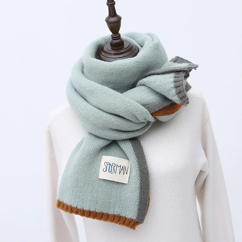 

New arrival Women Fashion Winter Pineapple Scarf Wool Knitted Scarves Shawls Women Thick Warmer Cowl Neck Winter Scarfs Stoles