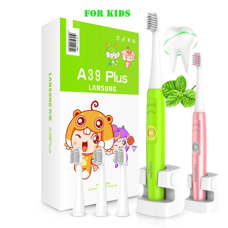 

High Toothbrush For Kids Lansung A39 Plus Silicone Electric Brush Oral Billet Brush Sonic Toothbrush Electric Free Shipping