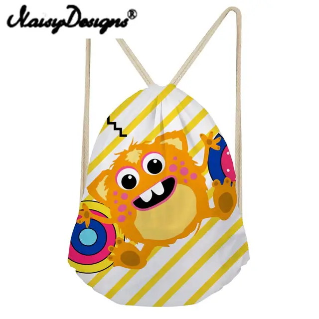 Noisydesigns Beach Bags Robot Printing Kids Drawstring Backpack School Shopper For Girls Travel Birthday Gift Day Pack Mochila Drawstring Bags Aliexpress - noisydesigns handbag shopper bag lady girls beach bag 3d roblox games pattern print women shopping shoulder bag cotton tote bag