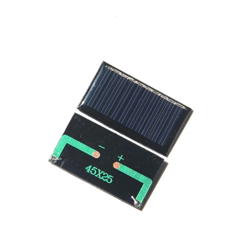 5 в 2 Вт 25 мА 45x25 мм внешний аккумулятор модуль зарядки мини эпоксидная солнечная панель открытый