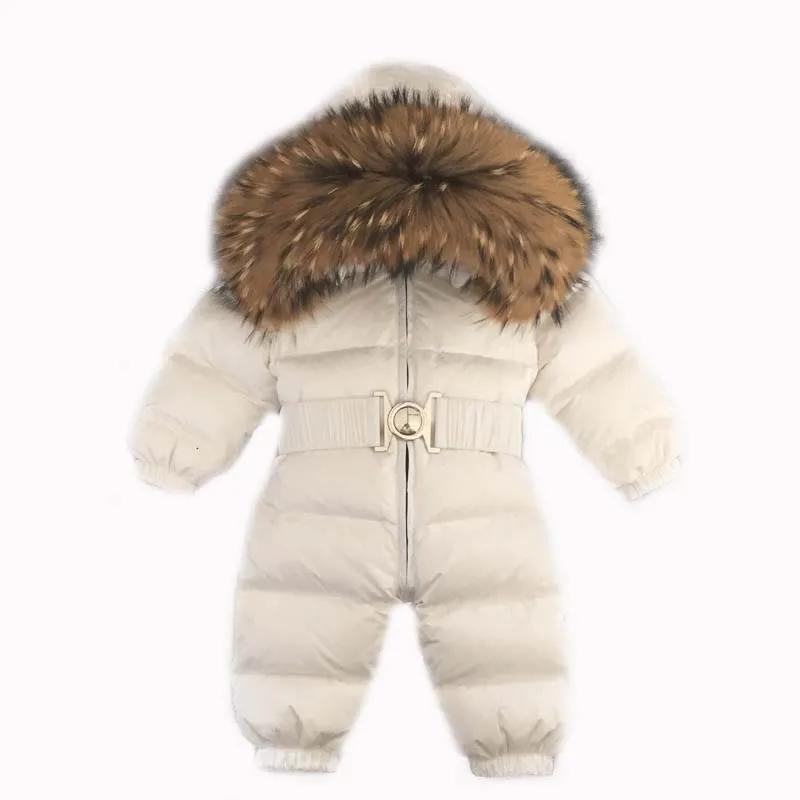 Newborn Winter Romper Baby Snowsuit Infant Overcoat Kids Snow Wear Jumpsuit Duck Down Coatton Liner Child New Year Costumes