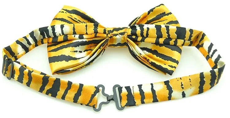 2-3//4/" Zebra Stripes Print Polyester Neck Tie Animal Casual Novelty