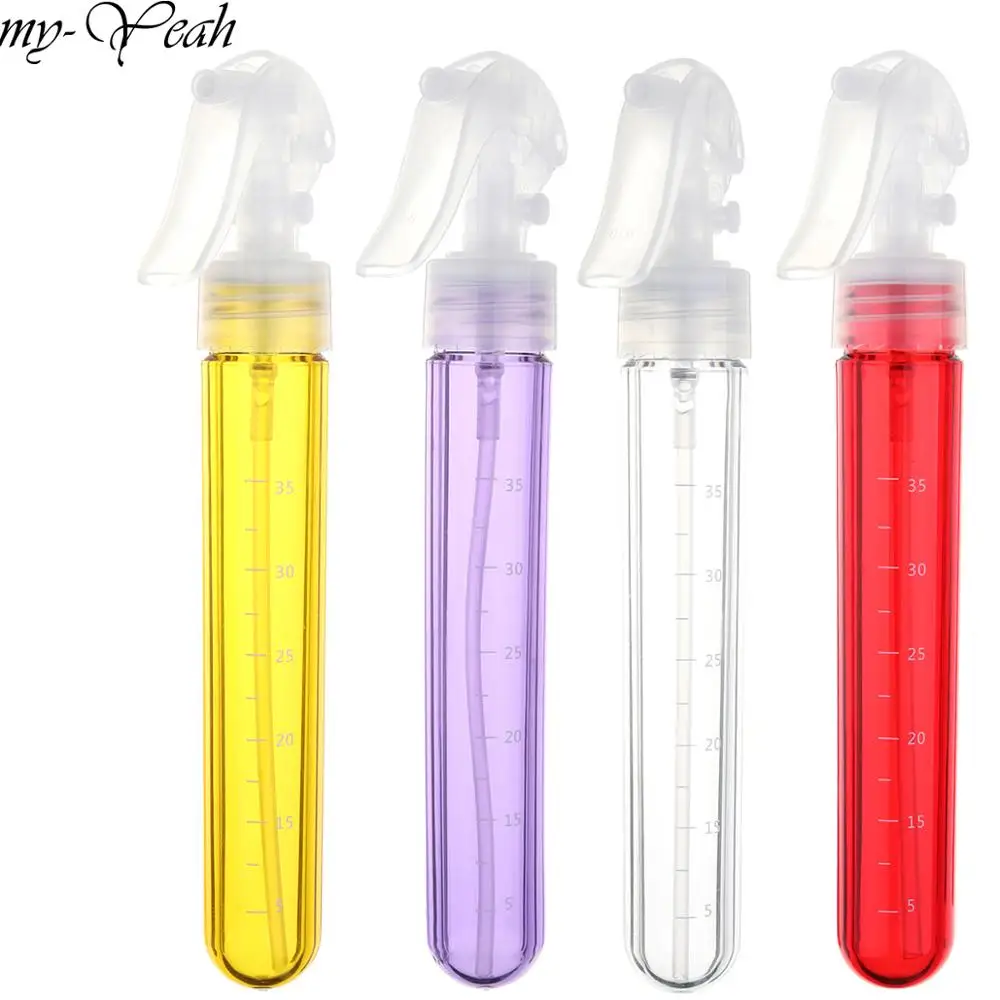 

40ml Portable Tube-shape Spray Bottle Perfume Liquid Jelly Refillable Atomizer Hair Styling Sprayer Tools 4 Color to Choose