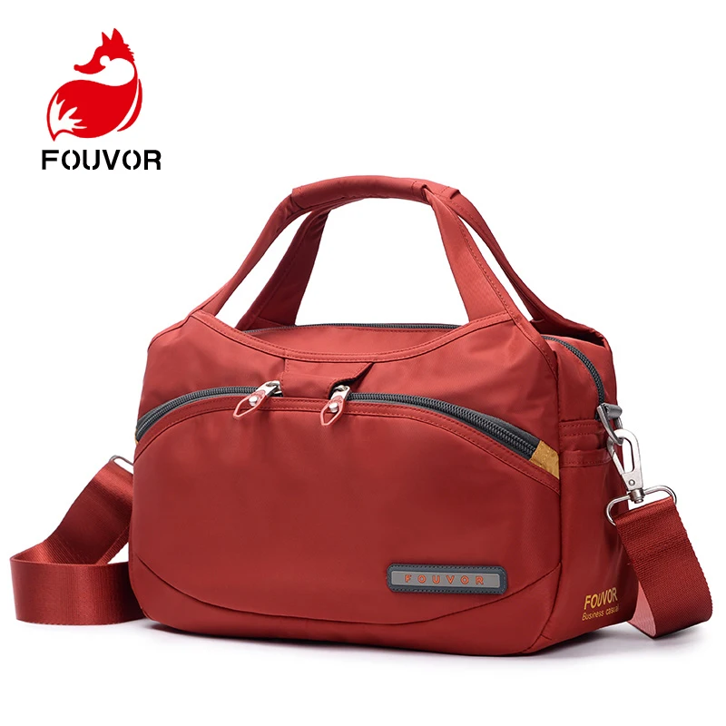 

Fouvor Brand Women Casual Tote Bags Messenger Bag Waterproof Men Belt Bag Oxford Zipper Bag Crossbody For Male DropShipping