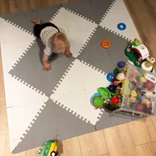 MQIAOHAM baby play mat tapete infantil tapis enfant toys for children playmat puzzle eva foam gym kids carpet triangle 35CM*1CM