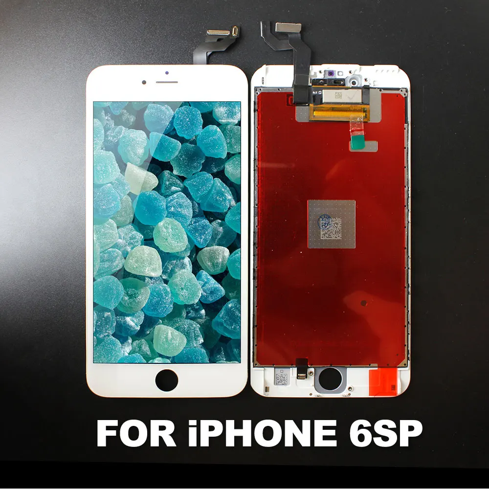 Белый и черный AAAAA бренд для iPhone 6S Plus + 5 ''ЖК дисплей кодирующий преобразователь