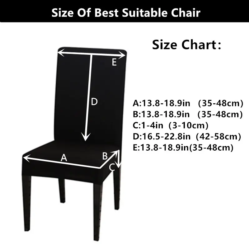 20 Color Solid Color Chair Cover Spandex Stretch Elastic Slipcovers Chair Covers For Dining Room Kitchen Wedding Banquet Hotel