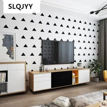 

Wallpaper self-adhesive bedroom sweet waterproof 3d wallpaper dormitory simple modern ins wall sticker furniture renovation