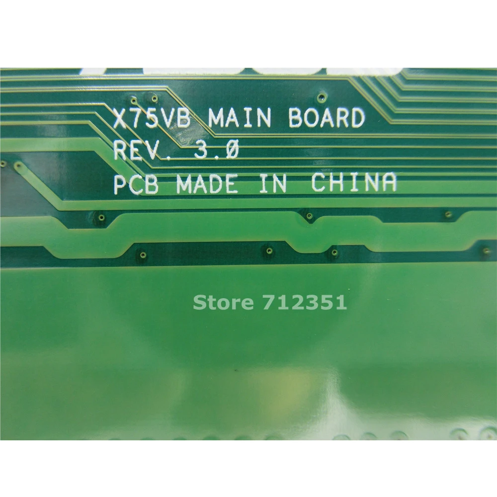 X75VC материнская плата i5 3337 процессор 4 Гб RAM GT720M 2 ГБ для ASUS X75VF75V X75VB X75VD X75VCP