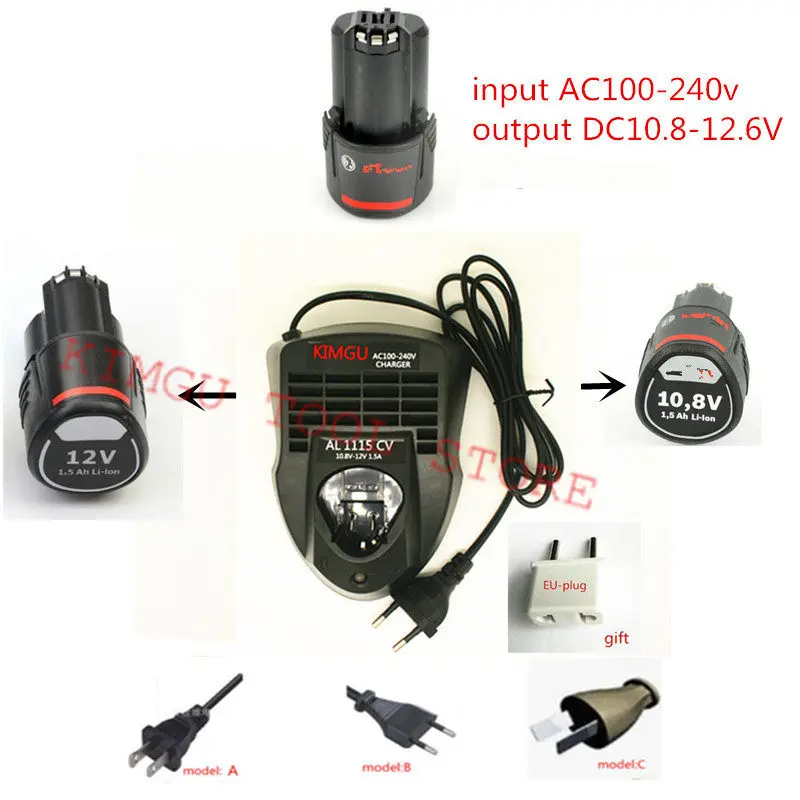Замена зарядного устройства для Bosch AL1115CV BC430 BC430A BC330 10 8 в 12 В|for bosch|bosch 10.8v chargercharger