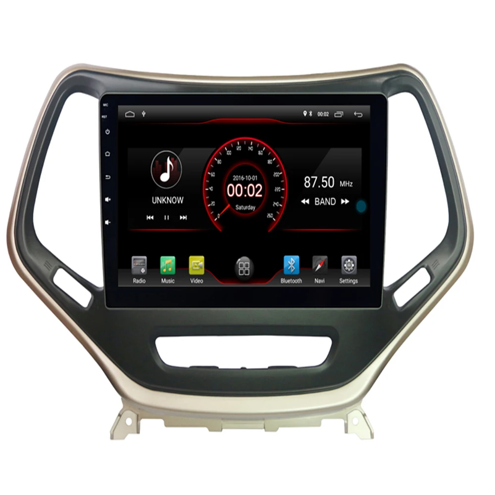 Flash Deal Car Android 9.1 Player Multimedia For Jeep Cherokee KL 2014~2019 - Radio Stereo GPS Map Nav Navi ( no CD DVD ) 10.2" HD Screen 1
