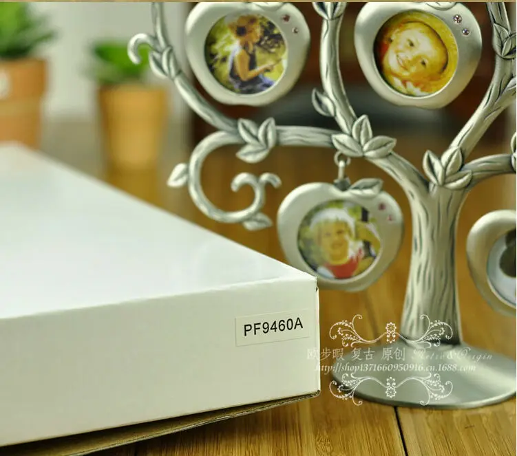Happy Tree 7 картин family look Vinatge фоторамка porta retrato Pewter Family Baby Home декоративные фоторамки