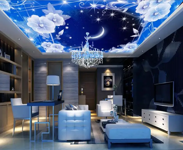 US $15.29 49% OFF|Kundenspezifische Wandbild Tapete 3d Decke Sterne Mond Tapete Mode 3d Decke Fototapeten Für wohnzimmer Schlafzimmer Dekorative in ... US $15.29 49% OFF|Kundenspezifische Wandbild Tapete 3d Decke Sterne Mond Tapete Mode 3d Decke Fototapeten Für wohnzimmer Schlafzimmer Dekorative in ...