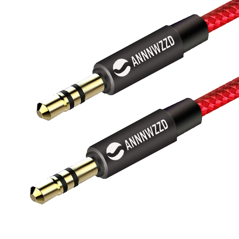 

3.5mm Jack Audio Cable Gold Plated 3.5mm Male to 3.5mm Male Headphone Speaker Aux Cable for Music Player Phone Earphone Laptop