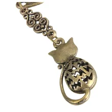 Винтажные из металлического сплава закладки для документов с изображением кота