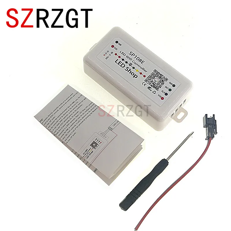 SP108E волшебный контроллер Bluetooth DC5 24V 2048 пикселей для WS2811 2812 2801 6803 IC Светодиодная