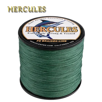 

Hercules Fishing Line 8 Strands Carp Fishing 500m 100% PE Cord Pesca 15 Colors Braided Line Peche Strong 10-300LB Fishing Wire
