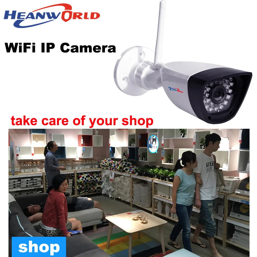 CCTV IP камера 720P WiFi наружная безопасности ONVIF водонепроницаемая система наблюдения