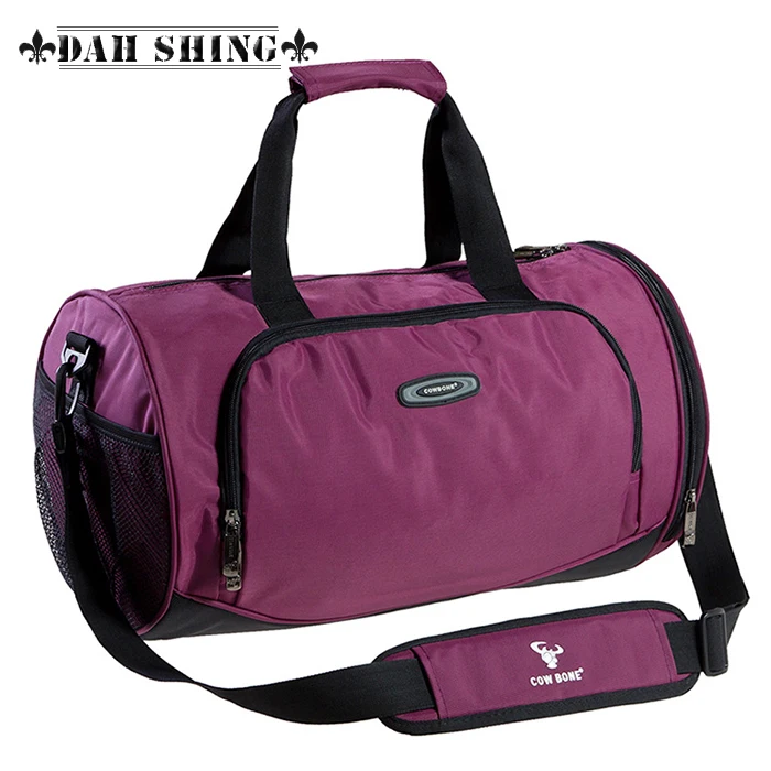 High end drum shaped shoulder bag handbag waterproof nylon men women travel bag luggage bag-in ...