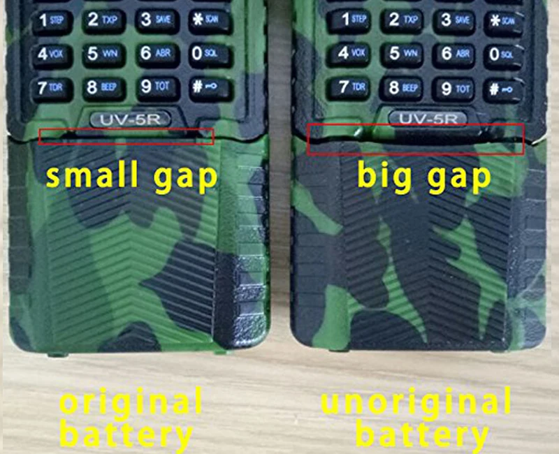 Оригинальная батарея BAOFENG UV 5R 7 4 В 3800 мАч Li Ion для pofung Walkie Talkie UV5R Series двухсторонняя