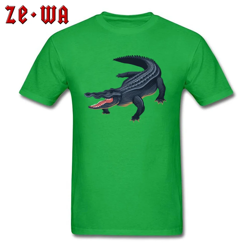 3D Crocodile Tshirt Men Tops T Shirt 