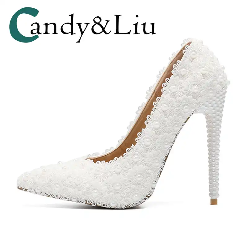 beaded bridal shoes