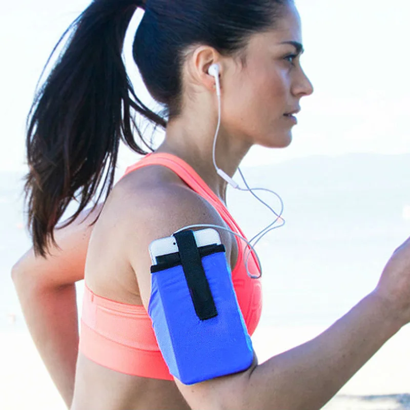 TEMENA Mini Breathable Elastic Fitness Running Bag Wallet Jogging Phone Holder Purse Armband Gym