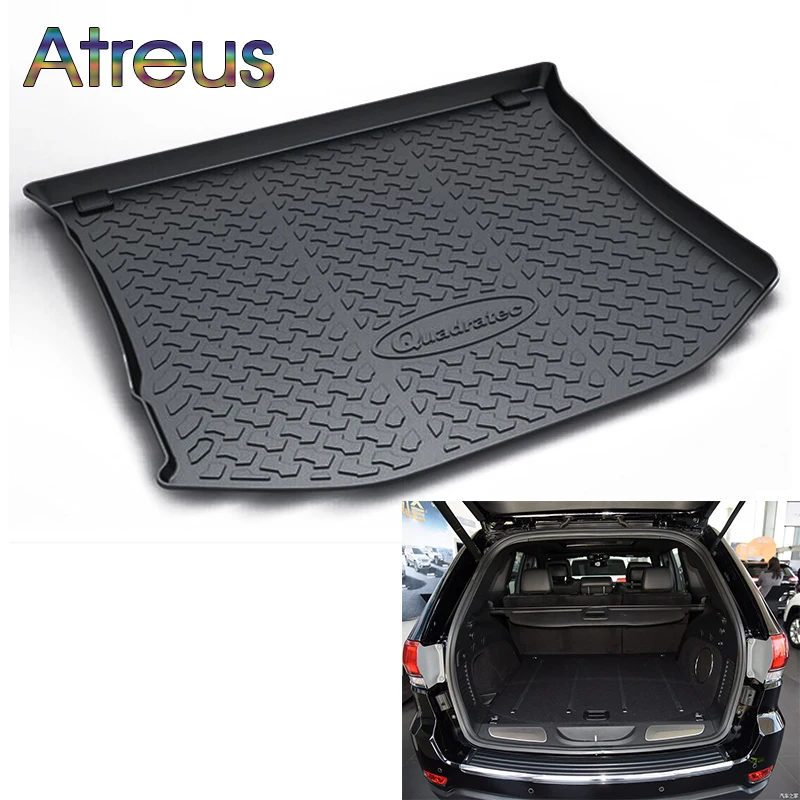 

Atreus Car Rear Trunk Floor Mat Durable Carpet For Jeep Grand Cherokee WK2 Boot Liner Tray Waterproof Anti-slip mat