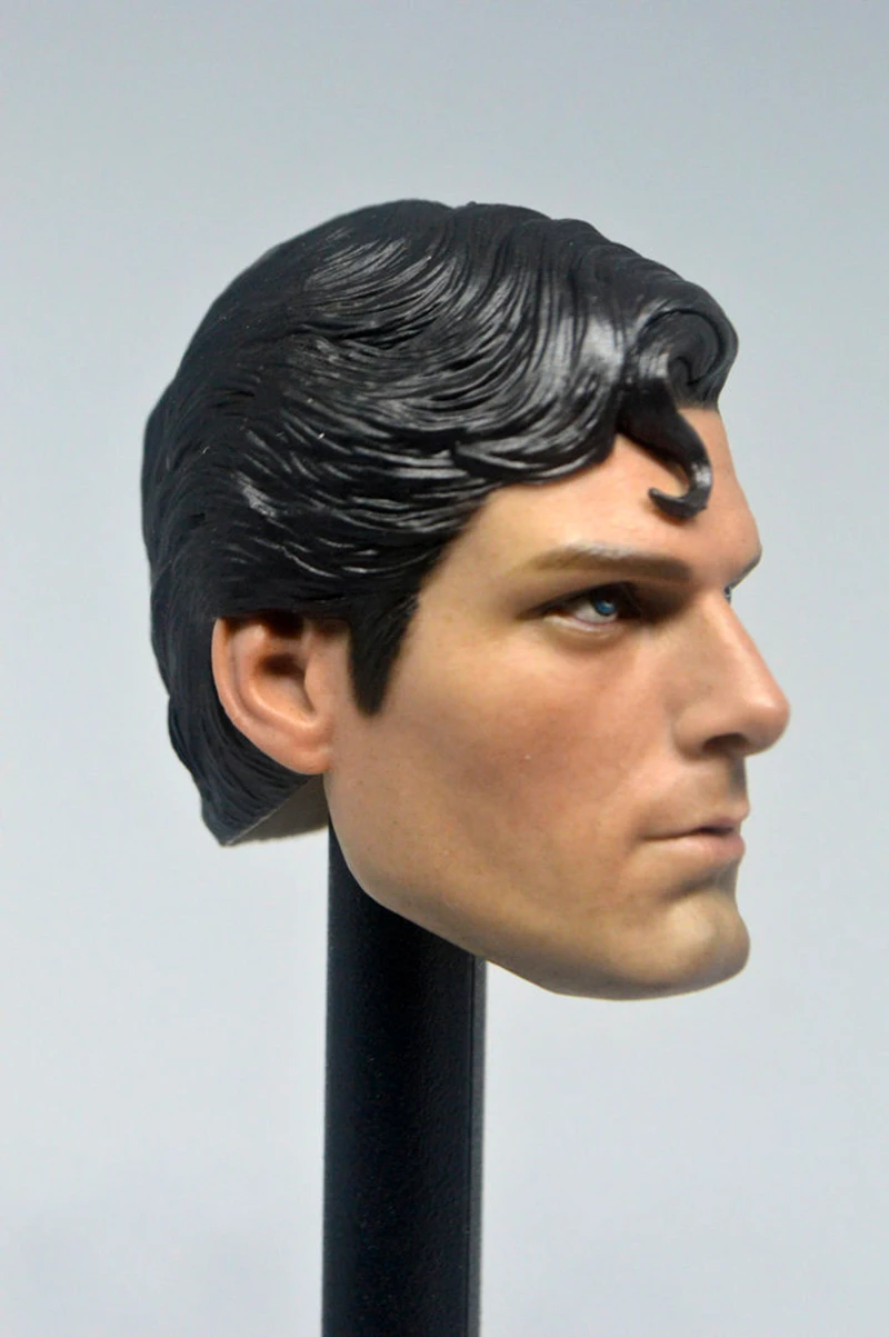 1/6 Scale 1978 Christopher Reeve Superman Head Sculpt Head Carving Model Collectible Doll Toys Accessories 1/6 Scale 1978 Christopher Reeve Superman Head Sculpt Head Carving Model Collectible Doll Toys Accessories