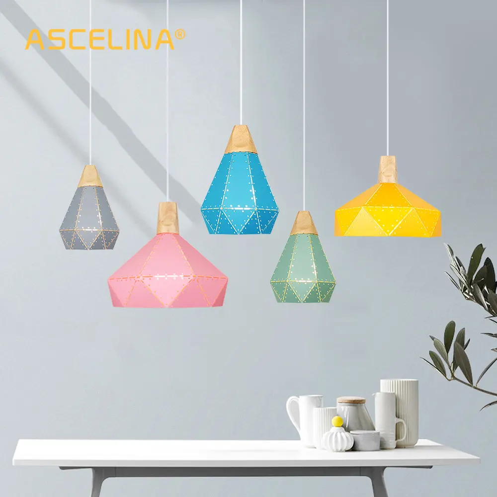

Modern Pendant Ceiling Lamps LED pendant Light Nordic hanging lamp Christmas decorations home lighting wood lamp for living room