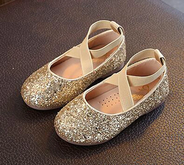 girls black sequin shoes