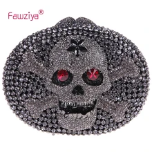 Сумки Fawziya кошельки с черепами горный хрусталь клатч вечерняя сумка