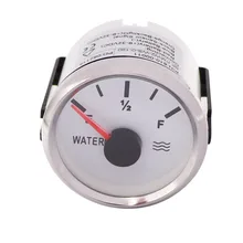 Морская Лодка датчик уровня воды 52 мм уровень воды в резервуаре индикатор измерителя с светодиодный подсветкой 240~ 33 Ом/0~ 190 ом метр