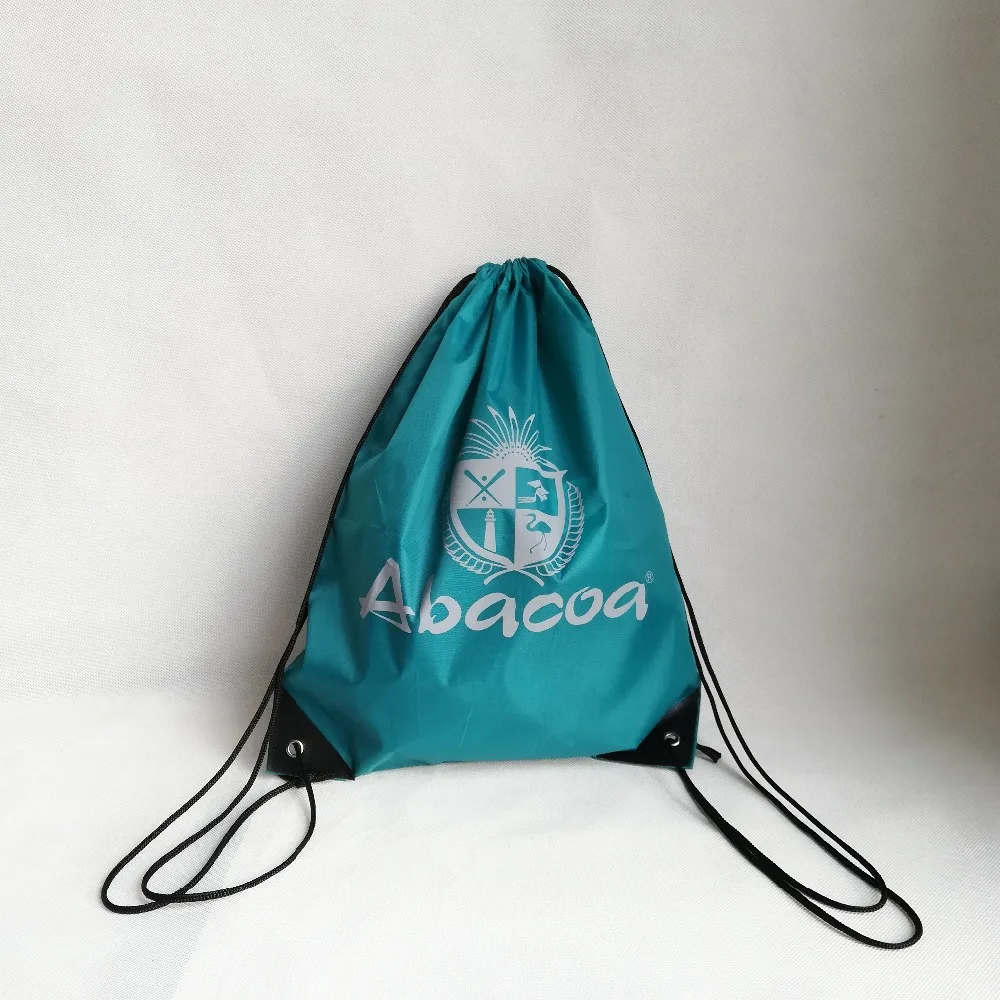 500pcs lot Fashion Reusable Backpack Drawstring Shopping Bags Travel Beach Gym Outdoor School Bags Custom Logo