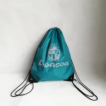 500pcs/lot Fashion Reusable Backpack Drawstring Shopping Bags Travel Beach Gym Outdoor School Bags Custom Logo Strong Bearing