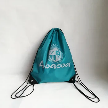 

500pcs/lot Fashion Reusable Backpack Drawstring Shopping Bags Travel Beach Gym Outdoor School Bags Custom Logo Strong Bearing