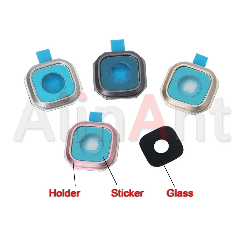 Aiinant оригинальная задняя камера стеклянная крышка для объектива для Samsung Galaxy A3 A5 A7 A310 A510 A710 с наклейкой