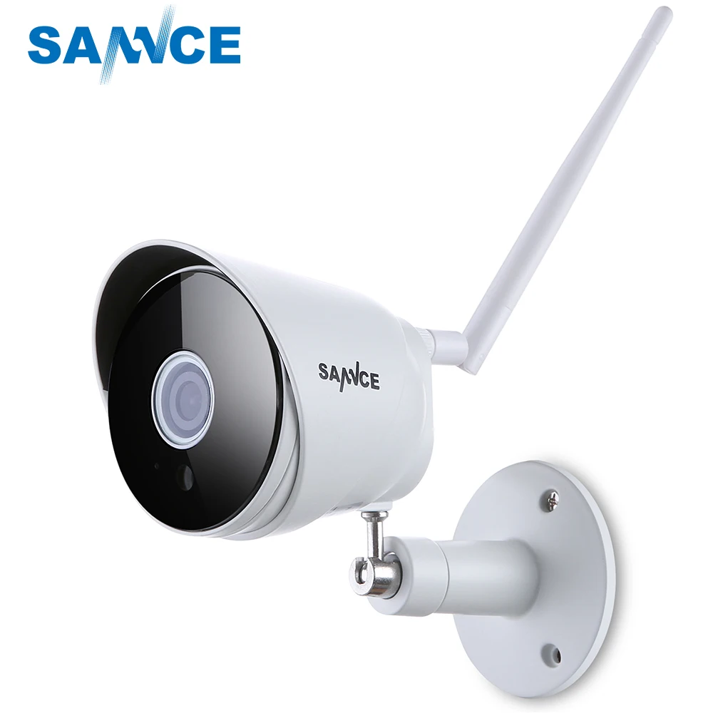SANNCE HD 1080P IP Camera Wireless Wifi Bullet Camara Outdoor Waterproof Night Vision IR Cut Onvif P2P Home Security Camara 2018
