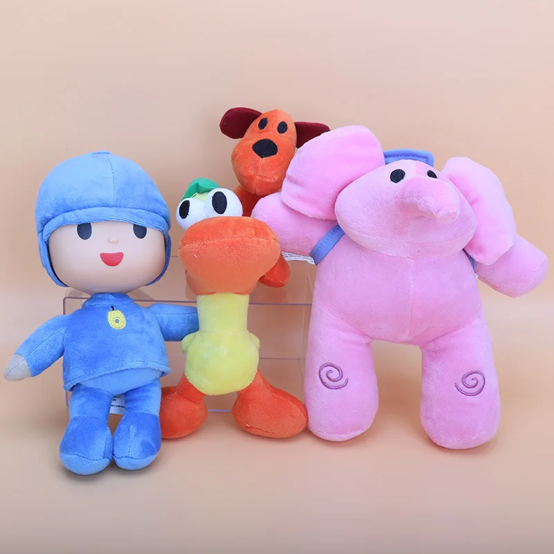 

anime pocoy plush toys Cartoon Stuffed Animals Plush Toys Loula Elly Pato POCOYO plush doll Soft Children Christmas Gifts