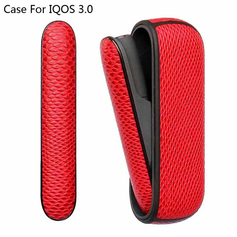 

Colorful PU Leather Side Cover Door Cover Replaceable Case E Cigarette Protective Case For IQOS For IQOS 3.0