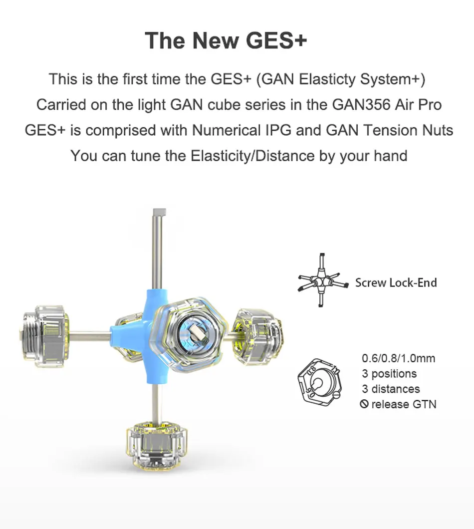 Новейший Gan356 Air Pro 3x3x3 Cube Gans цифровой IPG Кубик Рубика для профессионалов GAN 356 Pro 3x3 скоростной куб обучающий игрушки