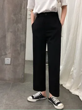 

JUJULAND Palazzo Pants Women Elegant Loose Long Pants Fall High Waist Wide Leg Pants Plus Size 831
